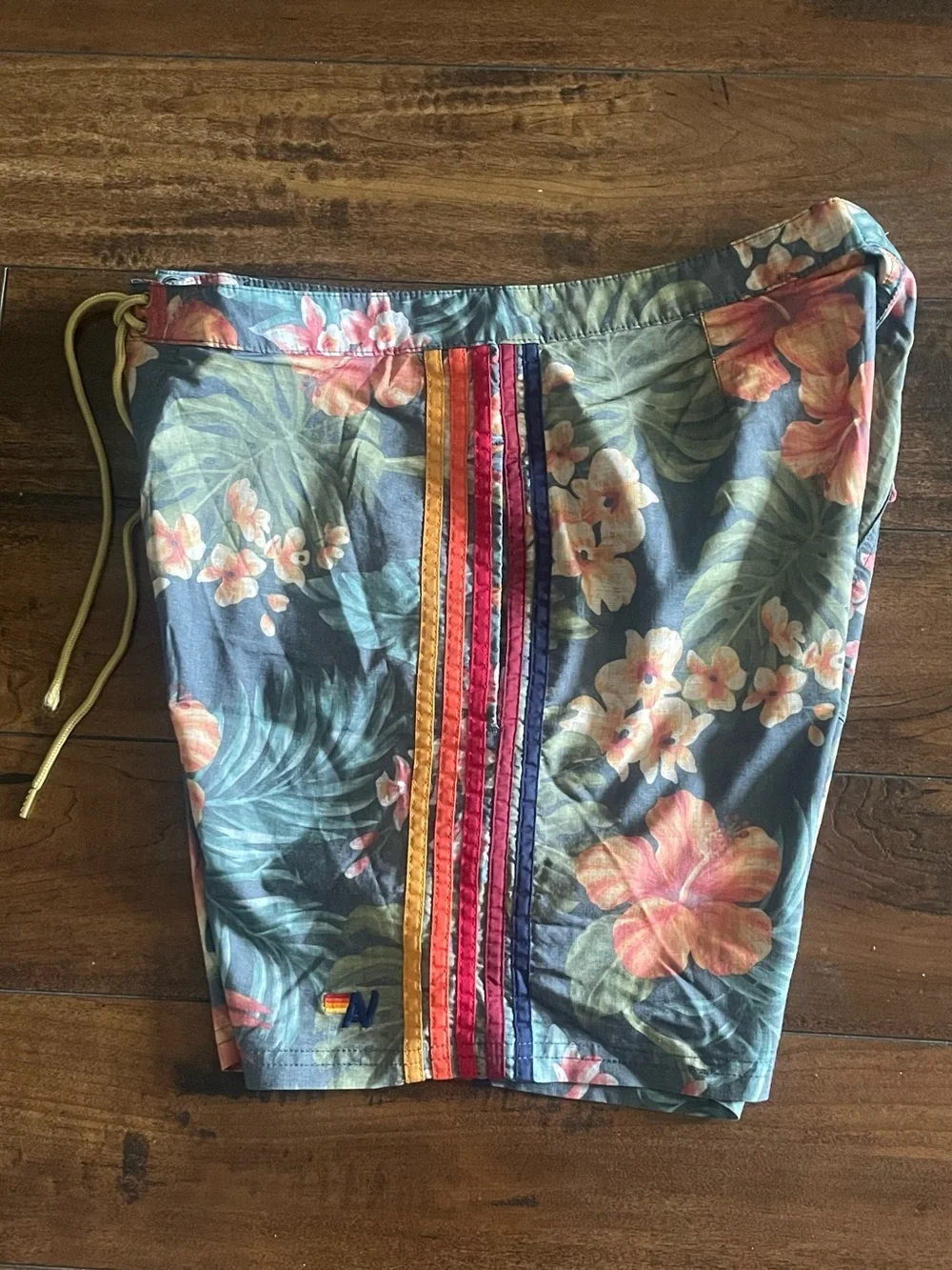 Aviator Nation Tropical Floral Men's Swim Board Shorts